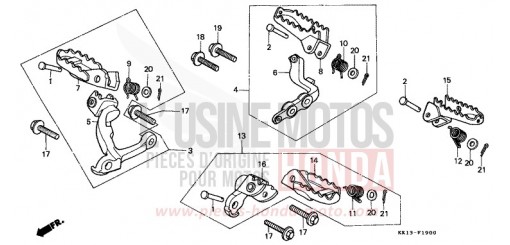 STUFE XR250RM de 1991