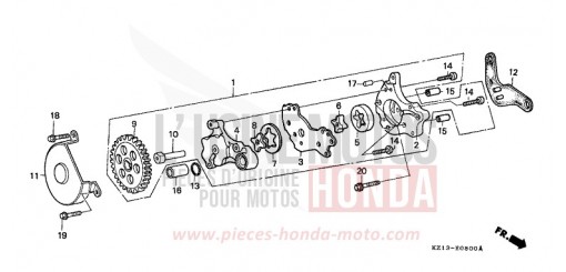 OELPUMPE XR250RR de 1994