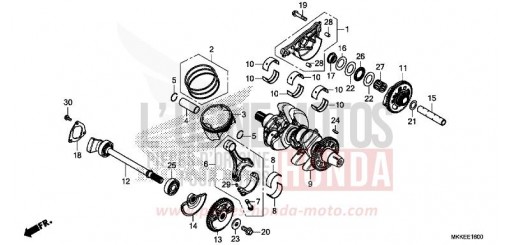 KURBELWELLE/KOLBEN CRF1000D2K de 2019