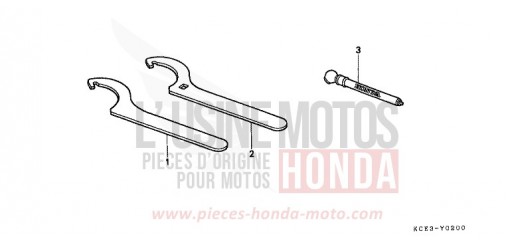 GABELSCHLUESSEL XR250RV de 1997