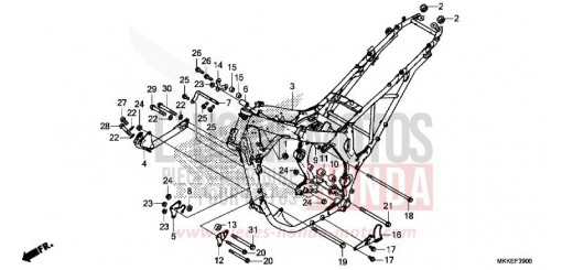 RAHMENKOERPER CRF1000D2K de 2019