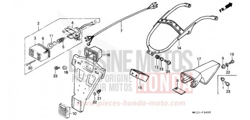 HECKLEUCHTE XR600RM de 1991