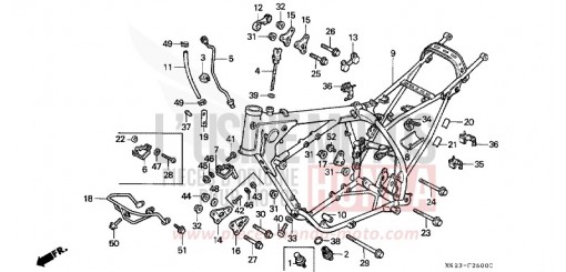 RAHMENKOERPER XR600RM de 1991