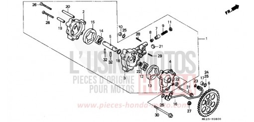 OELPUMPE XR600RN de 1992