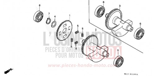 GETRIEBE XR600RN de 1992