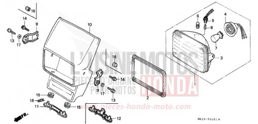 SCHEINWERFER XR600RN de 1992