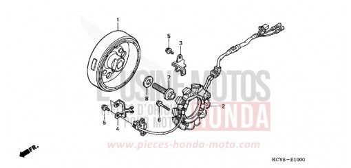 GENERATOR XR400R4 de 2004