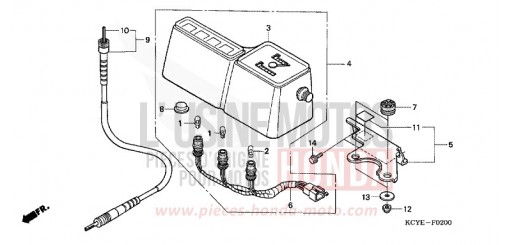 MESSGERAET XR400R4 de 2004