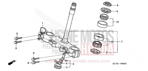 LENKSCHAFT XR400R4 de 2004