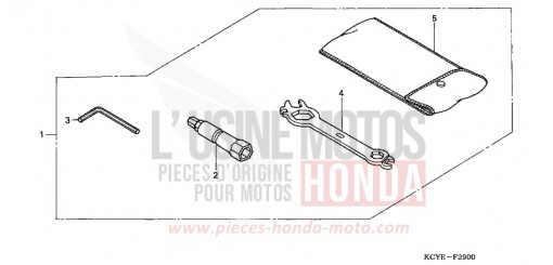 WERKZEUGE XR400R4 de 2004