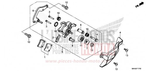FESTSTELLBREMSSATTEL CRF1000D2K de 2019