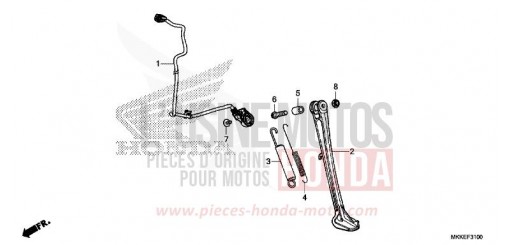 SEITENSTAENDER CRF1000D2K de 2019