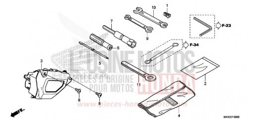WERKZEUG CRF1000D2K de 2019