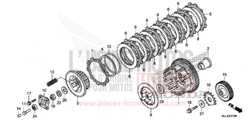 DROSSELKLAPPENGEHAEUSE NC750SAE de 2014