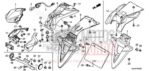 HECKLEUCHTE NC750SAE de 2014