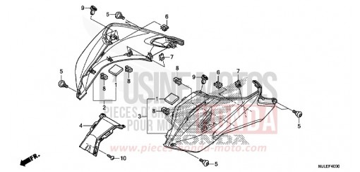 ABSCHIRMUNG NC750SAE de 2014