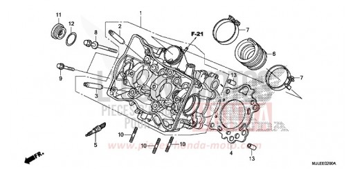 ZYLINDERKOPF NC750SAE de 2014