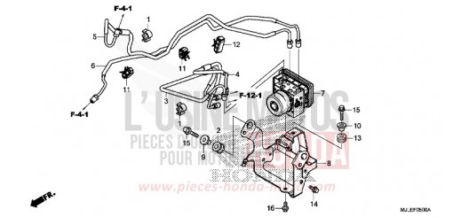 ABS-MODULATOR NC750SAE de 2014