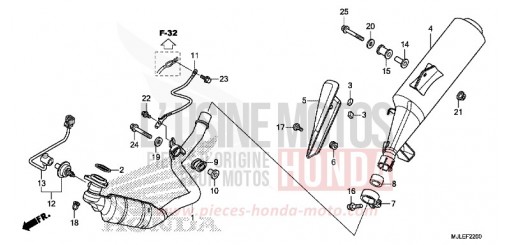 ABGAS-SCHALLDAEMPFER NC750SAF de 2015