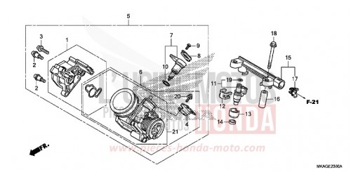 KURBELGEHAEUSE NC750SAG de 2016