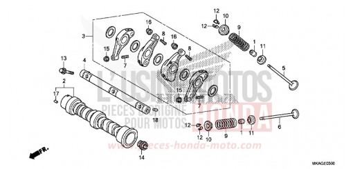 NOCKENWELLE/VENTIL NC750SAH de 2017