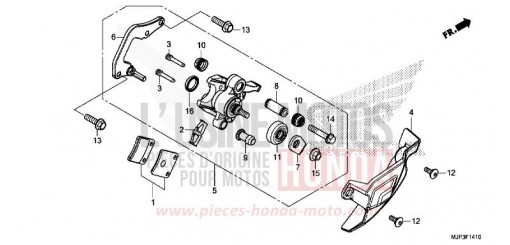 FESTSTELLBREMSSATTEL CRF1000DG de 2016