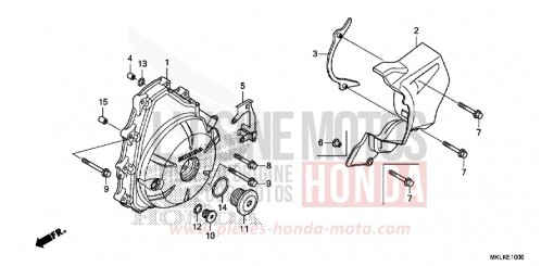 WECHSELSTROM-GENERATORABDECKUNG NC750SAK de 2019