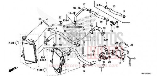 KUEHLERSCHLAUCH CRF1000DH de 2017