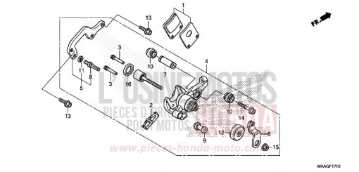 FESTSTELLBREMSSATTEL NC750SDH de 2017