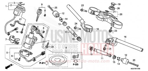 RADIATEUR CBR1000RRD de 2013