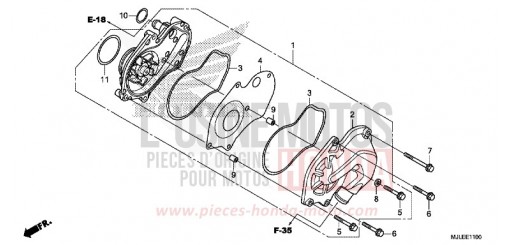 WASSERPUMPE NC750SDE de 2014
