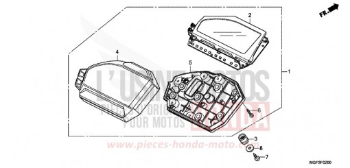 COMPTEUR CBR1000RRE de 2014