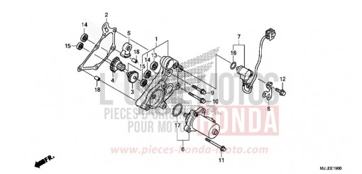 REDUZIERGETRIEBE NC750SDE de 2014