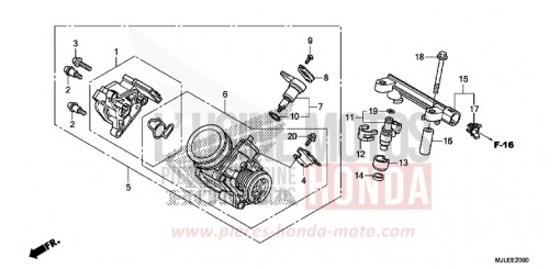 DROSSELKLAPPENGEHAEUSE NC750SDE de 2014
