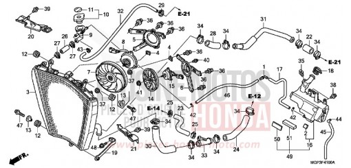 RADIATEUR CBR1000RRE de 2014