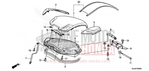 WARNETIKETT NC750SDE de 2014