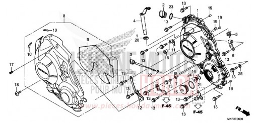 VILEBREQUIN/PISTON CBR1000RAJ de 2018