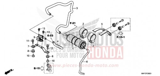 CUVETTE CBR1000RAJ de 2018