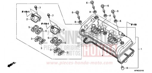 ZYLINDERKOPFDECKEL CB1000RAF de 2015