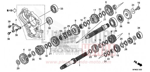 GETRIEBE CB1000RAF de 2015