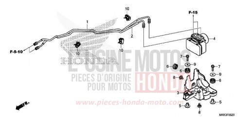 ABS-MODULATOR CRF1000DJ de 2018