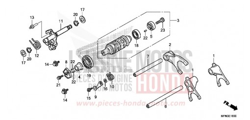 SCHALTTROMMEL CB1000RF de 2015