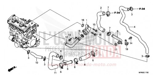 WASSERROHR CB1000RF de 2015