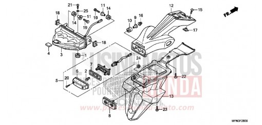 HECKLEUCHTE CB1000RF de 2015