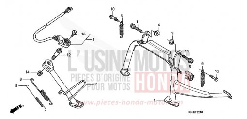 BEQUILLE FES125AB de 2011