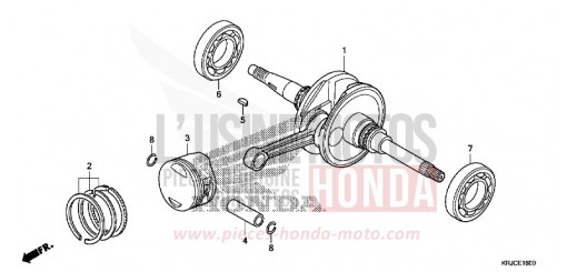 VILEBREQUIN/PISTON FES125AC de 2012