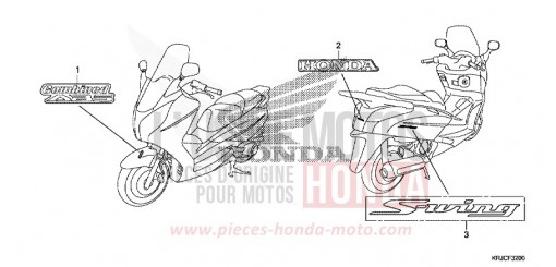 MARQUE/RAYURE FES125AC de 2012