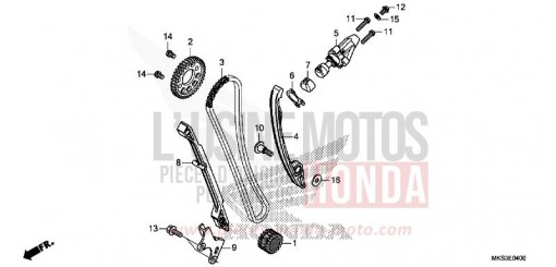 NOCKENWELLENKETTE/SPANNVORRICHTUNG CRF1100A2L de 2020