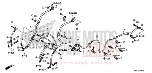 MAITRE-CYLINDRE GL1800L de 2020