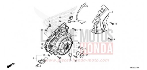 GENERATORABDECKUNG CRF1100A2M de 2021